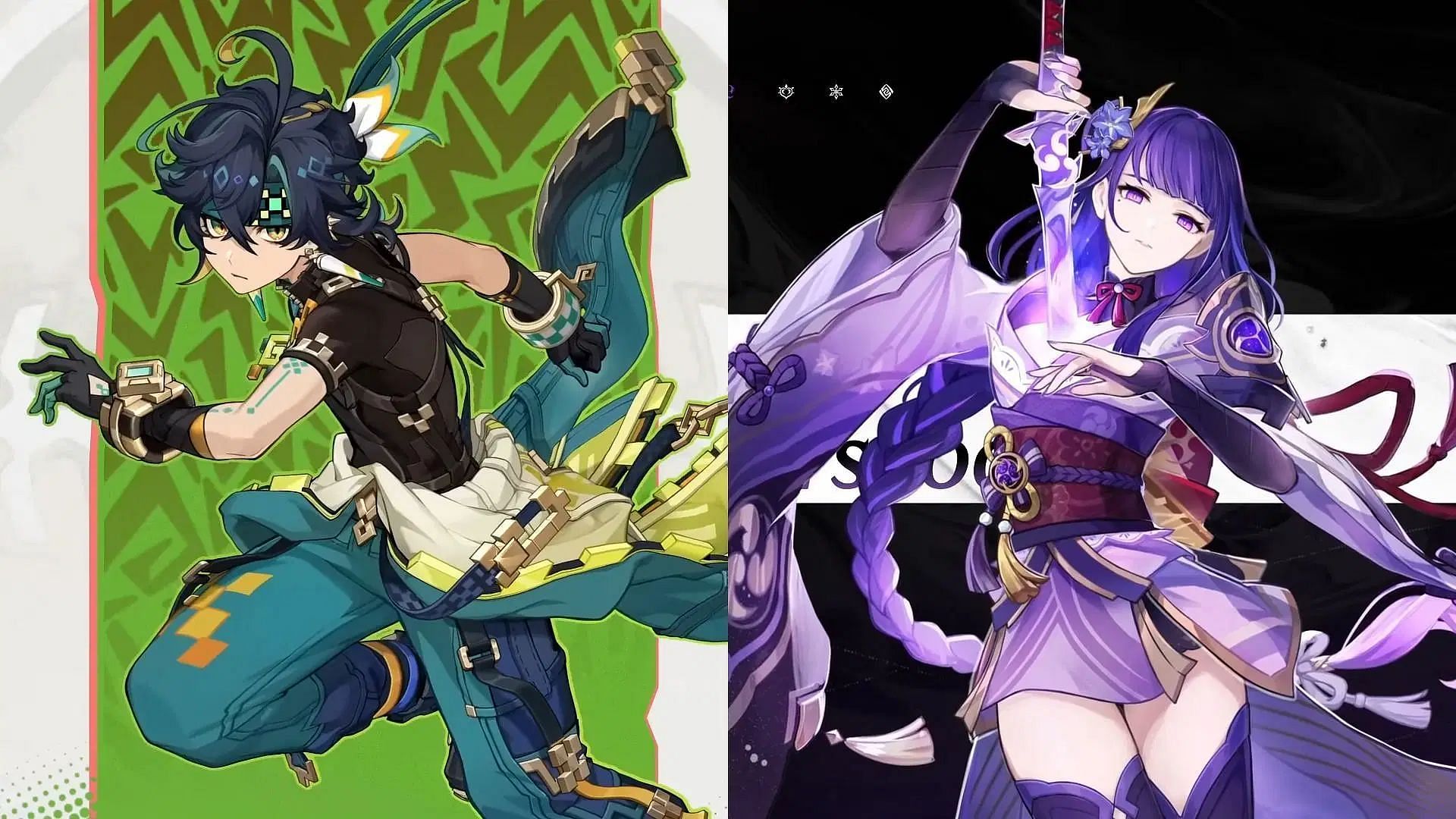 Kinich and Raiden Shogun are featured in the second half (Image via HoYoverse)